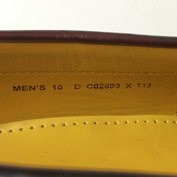 ππππ ππππ Burgundy Hudson Kiltie Tassel  -  Size 10 - Picture 12 of 13